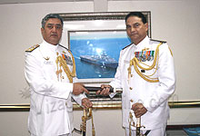 REAR ADMIRAL ANURAG G THAPLIYAL TAKES OVER AS FLEET COMMANDER