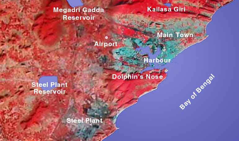 Satellite Photograph of Visakhapatnam