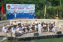 Indian Navy Band Enthrals Public at Shivaji Park