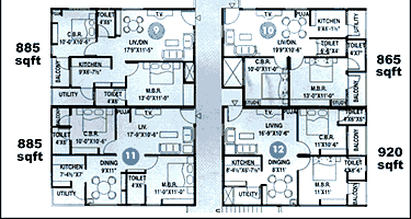 SANCHITHA - Typical Floor Plan