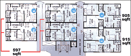 TUSHAR - Typical Floor Plan