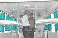 Lav  Agarwal District collector Inauguration New Ambulance Donated by  HPCL